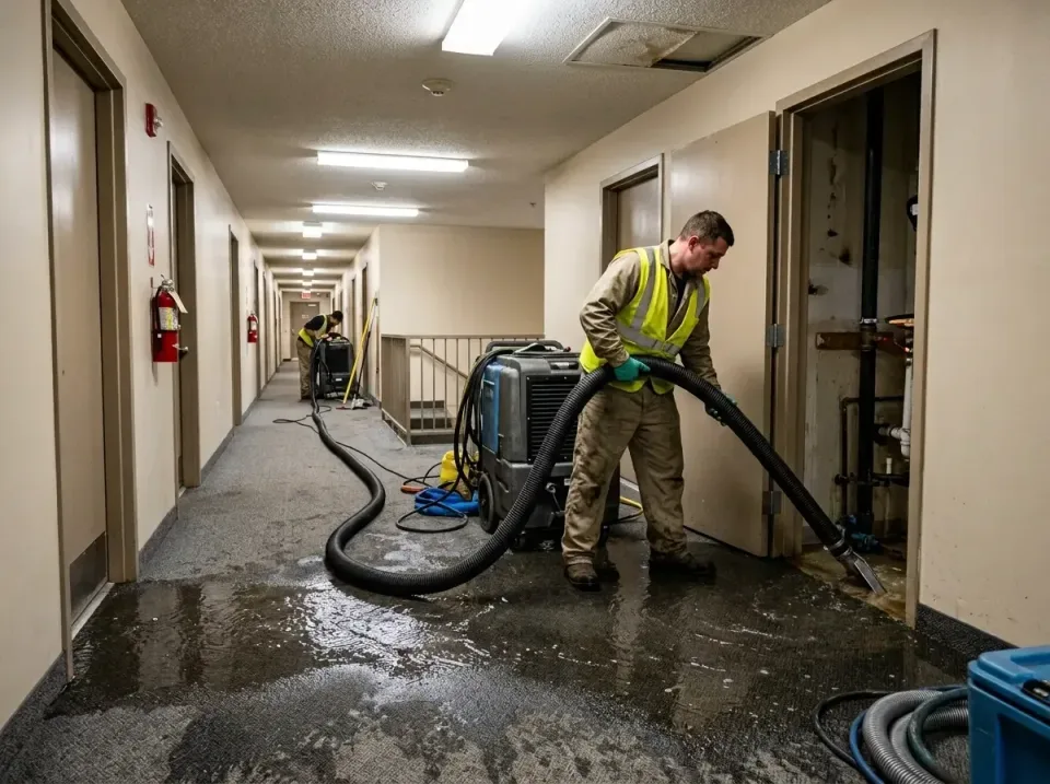 multi-unit-apartment-hallway-f-005 — frequently asked questions, Emergency Burst Pipe Water Extraction & Removal in Pampa, TX
